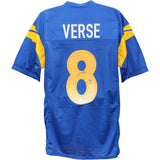 Jared Verse Autographed/Signed Pro Style Blue XL Jersey DROY Beckett W 51841