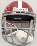 DEVONTA SMITH AUTOGRAPHED ALABAMA FULL SIZE HELMET HEISMAN 2020 BECKETT 189555