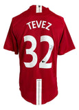 Carlos Tevez Signed Manchester United Nike Soccer Jersey BAS