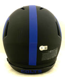 MARSHALL FAULK SIGNED INDIANAPOLIS COLTS ECLIPSE AUTHENTIC HELMET BECKETT