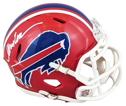 Bills Andre Reed Authentic Signed 1987-01 TB Speed Mini Helmet BAS Witnessed