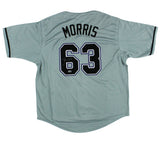 Dennis Quaid Signed Tampa Bay Custom Gray Morris MLB Jersey