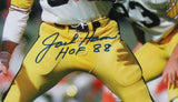 Jack Ham HOF Autographed/Inscr 16x20 Photo Steelers Framed Beckett 177263