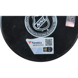 Simon Edvinsson Autographed Detroit Red Wings Logo Puck Fanatics 53809