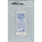 Rod Smith Autographed Denver Broncos 1st NFL TD ticket vs Redskins Beckett 48807