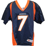 John Elway Autographed Denver Broncos Nike Sz 48 Blue Jersey Beckett 52849
