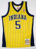 Jalen Rose Signed Indiana Pacers Mitchell & Ness Throwback Jersey (Fanatics)