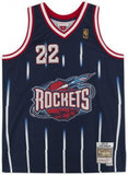 Clyde Drexler Houston Rockets Signed 1995-96 Mitchell & Ness Jersey w/Ins