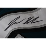 Jason Kelce Autographed/Signed Pro Style Green Jersey PSA 45803