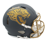 Brian Thomas Jr Signed Jacksonville Jaguars Speed Authentic Slate NFL Helmet