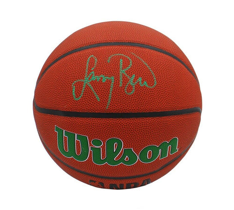 Larry Bird Signed Boston Celtics Wilson Indoor/Outdoor Celtic Logo Basketball
