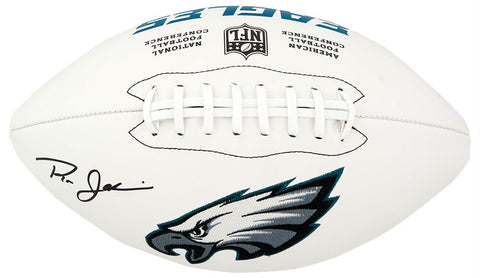 Ron Jaworski Signed Wilson Eagles White Logo Football -(SCHWARTZ SPORTS COA)