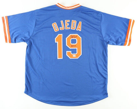 Bob Ojeda Signed New York Mets Jersey Inscr "86 WSC" (JSA COA) 1986 World Champs