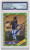Kevin Butler Signed Bears 1986 Topps Rookie Football Trading Card #18 -(PSA/DNA)