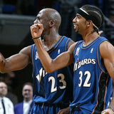 Richard Hamilton Signed Washington Wizards Jersey (Steiner) 2004 NBA Champion