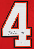 Devin White Authentic Signed Red Pro Style Framed Jersey Autographed BAS Witness