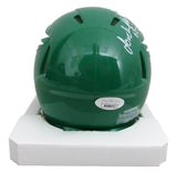Jordan Mailata Autographed Mini Kelly Green Football Helmet Eagles JSA 183545