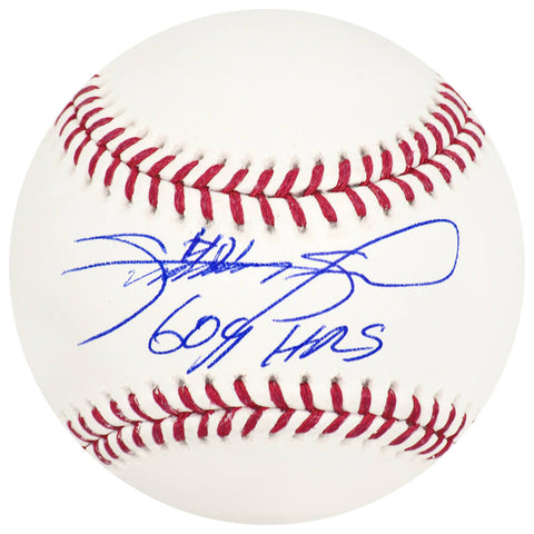 Sammy Sosa Signed Rawlings Official MLB Baseball w/609 HRs - (SCHWARTZ COA)
