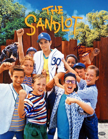 Victor DiMattia & Obedzinski Autographed 11x14 Photo The Sandlot MCS Holo 58001