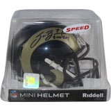 Sam Bradford Autographed St. Louis Rams TB Mini Helmet 2010 ROY Beckett W 55058