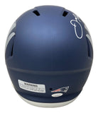 Julian Edelman Signed New England Patriots FS AMP Speed Replica Helmet JSA