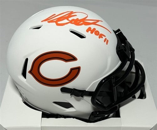 Bears RICHARD DENT Signed Riddell LUNAR Speed Mini Helmet AUTO w/ "HOF" - BAS