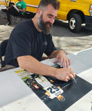 Jason Kelce Philadelphia Eagles Signed 16x20 Photo Witness PSA/DNA 205816