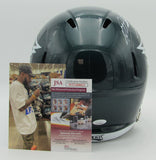 Miles Sanders Signed/Auto Eagles Speed Replica Full Size Helmet JSA 161926
