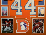 FRAMED DENVER BRONCOS FLOYD LITTLE AUTOGRAPHED SIGNED JERSEY JSA COA