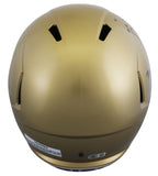 ND Rudy Ruettiger Signed F/S Speed Rep Helmet w/ Hand Drawn Play W/ Case BAS W 2