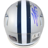 Luke Schoonmaker Signed Dallas Cowboys Mini Helmet America's Team Beckett 51148