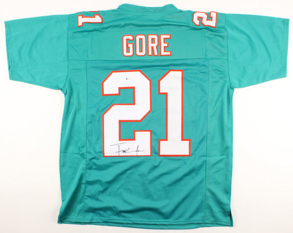 Frank Gore Signed Miami Dolphins Jersey (Beckett COA) 5xPro Bowl R.B.