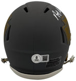 Andy Reid Autographed Kansas City Chiefs Football Slate Mini Helmet Beckett