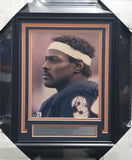 Walter Payton Autographed Framed 8x10 Photo Bears "Sweetness" Beckett #AC95520