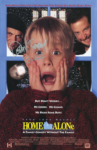 Devin Ratray Signed Home Alone 11x17 Movie Poster w/Buzz (In Silver) - (SS COA)