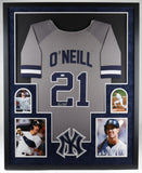 Paul O'Neill Signed New York Yankees 35'x43' Framed Jersey (JSA COA) All Star OF
