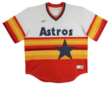 Astros Nolan Ryan Authentic Signed Rainbow Nike CC Jersey Autographed BAS