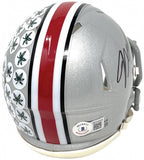 Jaxon Smith-Njigba Signed Ohio State Buckeyes Speed Mini Helmet (Beckett) WR