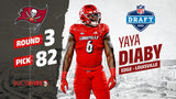 YaYa Diaby Signed Tampa Bay Buccaneers Throwback Jersey (JSA) 2023 3rd Rnd Pk/LB