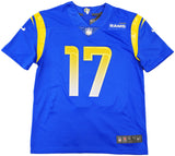 RAMS PUKA NACUA AUTOGRAPHED BLUE NIKE ON FIELD JERSEY L FANATICS HOLO 230009