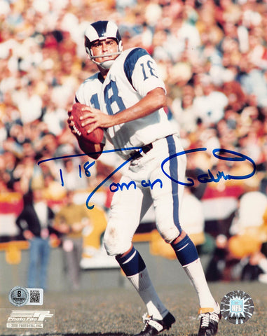 Rams Roman Gabriel Authentic Signed 8x10 Vertical Photo Autographed BAS
