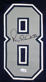 Michael Irvin Autographed Blue/Grey Pro Style Jersey *L8-Beckett W Hologram