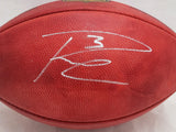 Russell Wilson Autographed NFL Leather Football Seahawks Beckett QR #BF24939