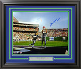 STEVE LARGENT AUTOGRAPHED FRAMED 16X20 PHOTO SEAHAWKS "HOF 95" MCS HOLO 209374
