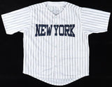 Don Larsen Signed Yankees Jersey (JSA COA) Pitched Perfect Game 56 World Series