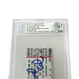 Jon Jones Signed 2014 UFC 172 7th Title Defense vs Teixeira Ticket - BGS 8