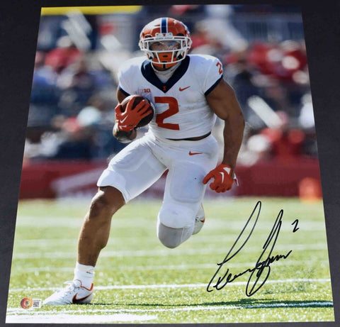 CHASE BROWN SIGNED AUTOGRAPHED ILLINOIS ILLINI 16X20 PHOTO BECKETT