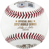 Giants Pablo Sandoval "12 WS MVP" Signed 2012 WS Logo Oml Baseball BAS Witnessed