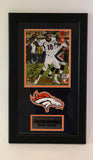 Peyton Manning Autographed 8x10 Photo Deluxe Framed