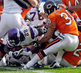 Mike Brown Signed Chicago Bears Full Size Helmet (Beckett) Chi Town DB 2000-2008